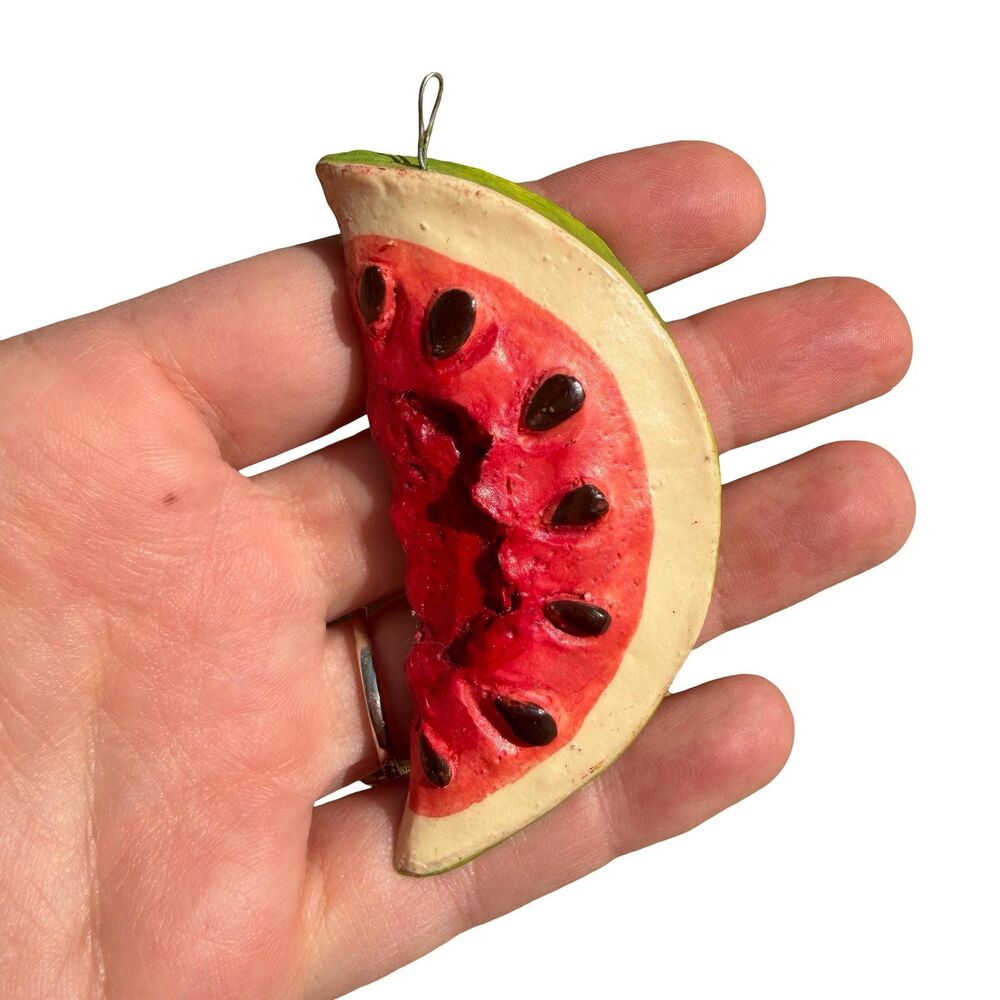 Vintage Jewelry Watermelon Pendant Watermelon Jewelry
